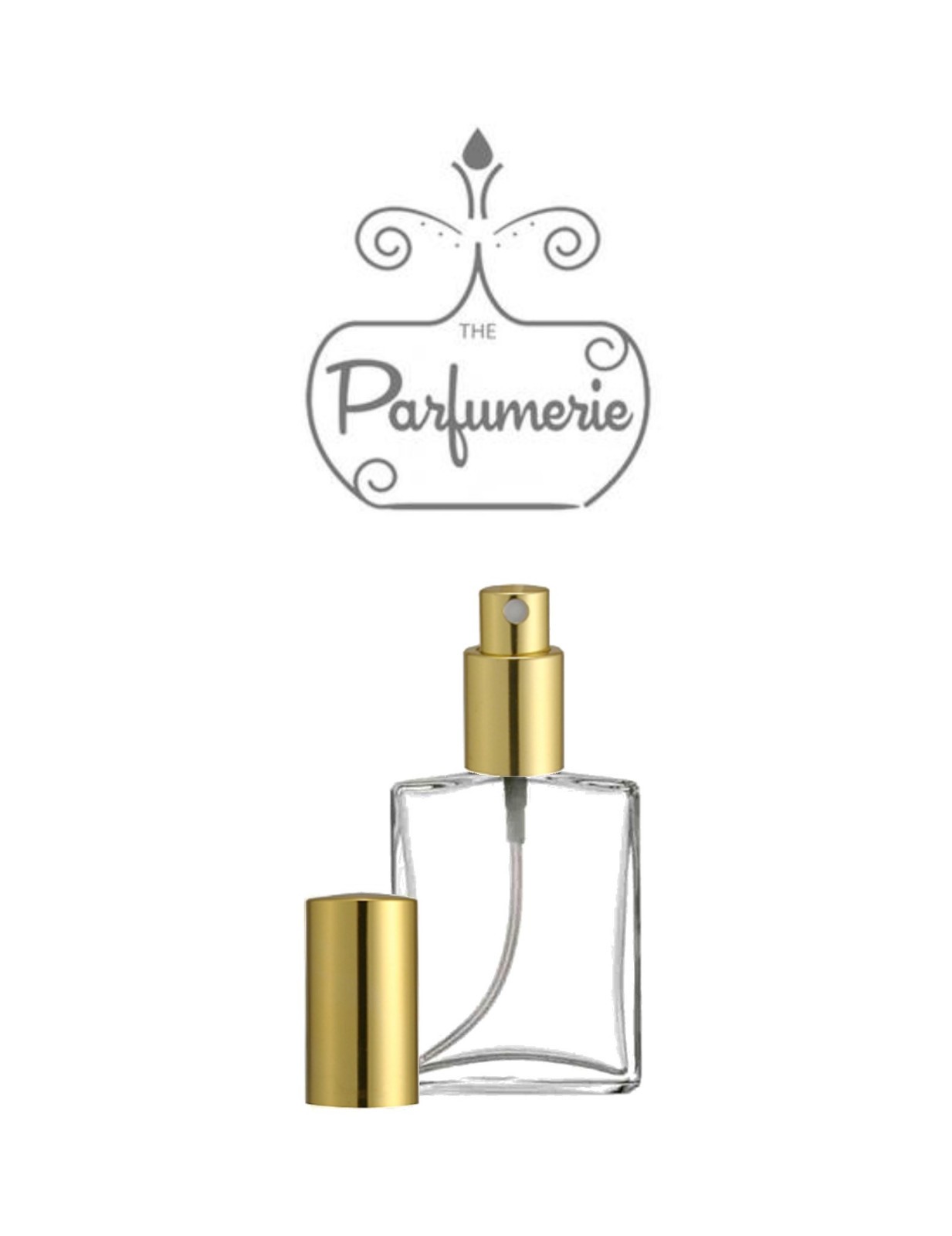 Perfume Spray Glass Atomizer 1 oz. (30 ml) 2 oz. (60 ml) Empty, Refillable, Flat