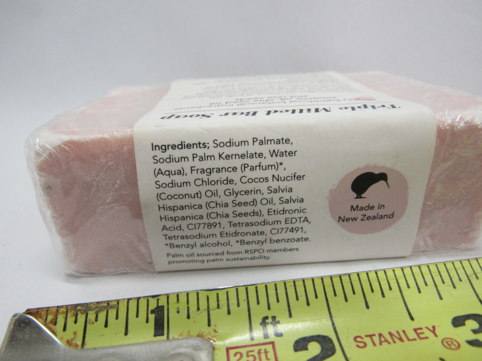 Lot of 7 Specialty Bar Soaps Vanilla Bean Coconut Chia Cherry Almond Gift Set