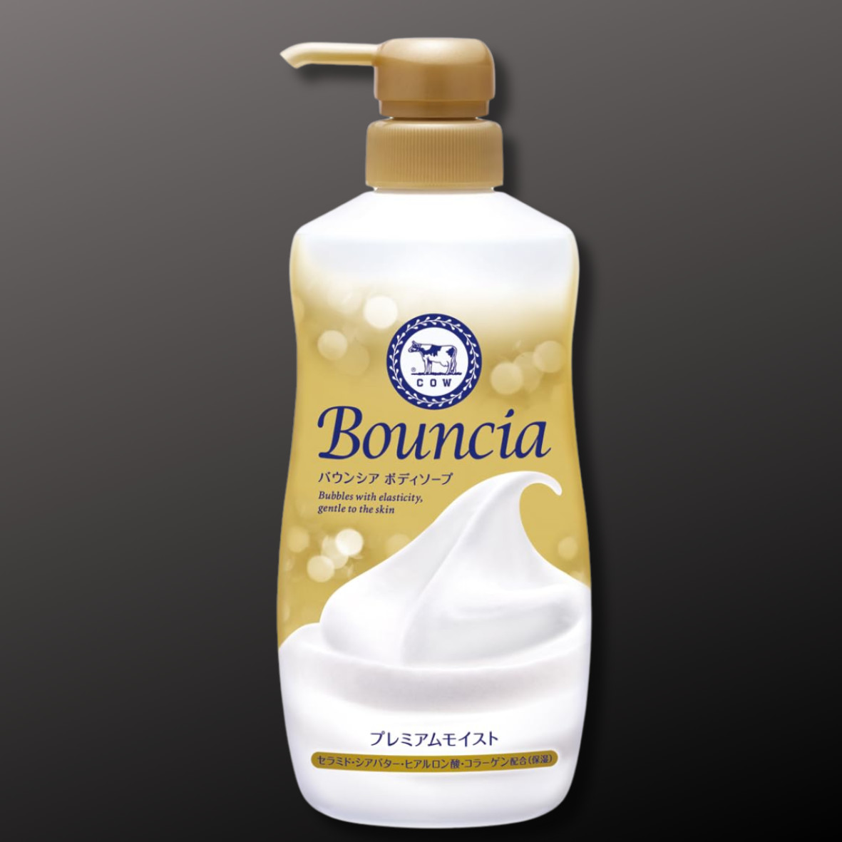 COW Bouncia Body Wash Soap Premium Moist 460ml