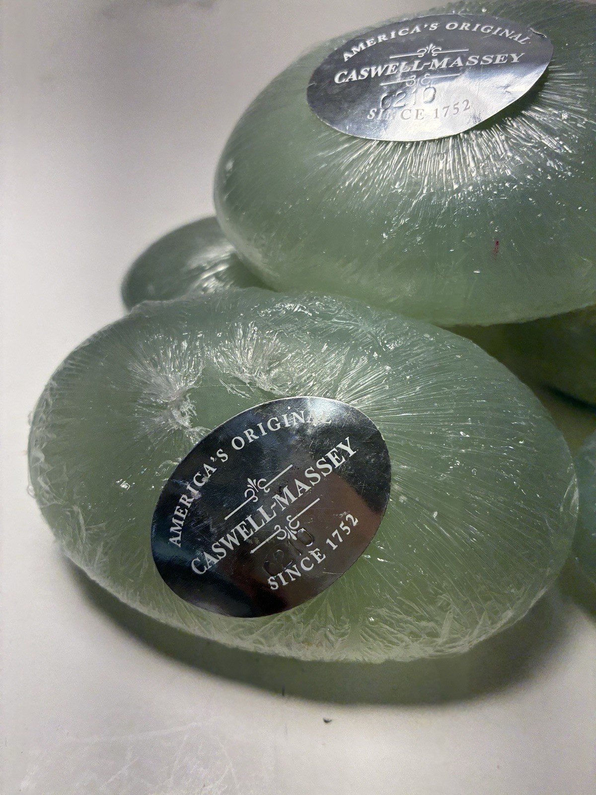 Lot 6 Caswell-Massey America Bar Soaps New Light Green Glycerin Greenbriar?