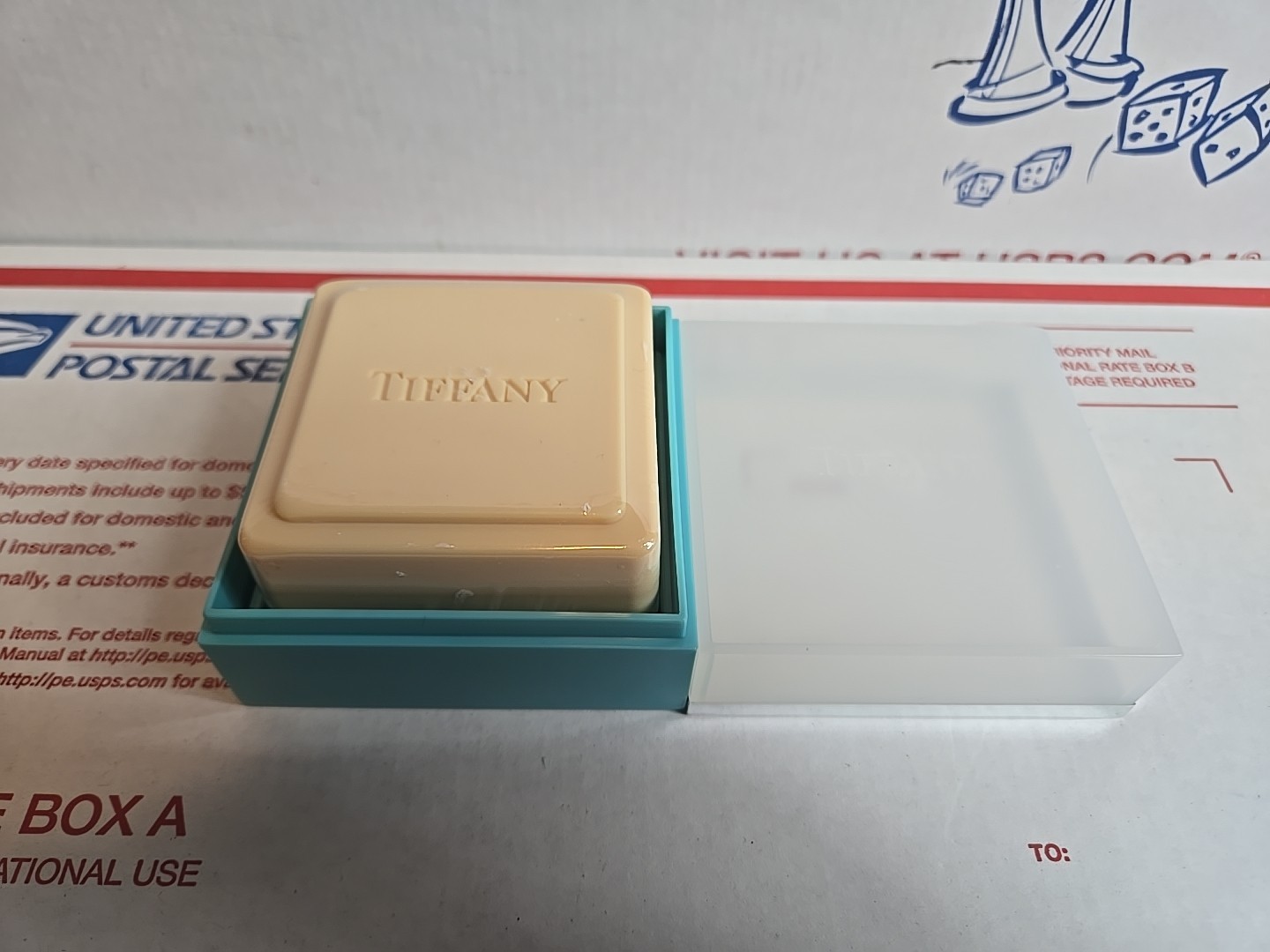 Tiffany & Co. 3.52 Oz. Net Wt. 100G Perfumed Soap in Case, NEW