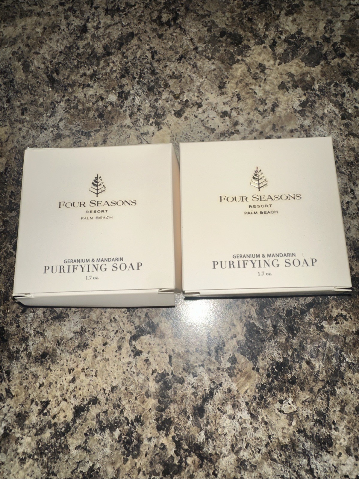 Two Four Seasons Palm Beach Geranium Mandarin Purifying Soap 1.7 oz Starfish