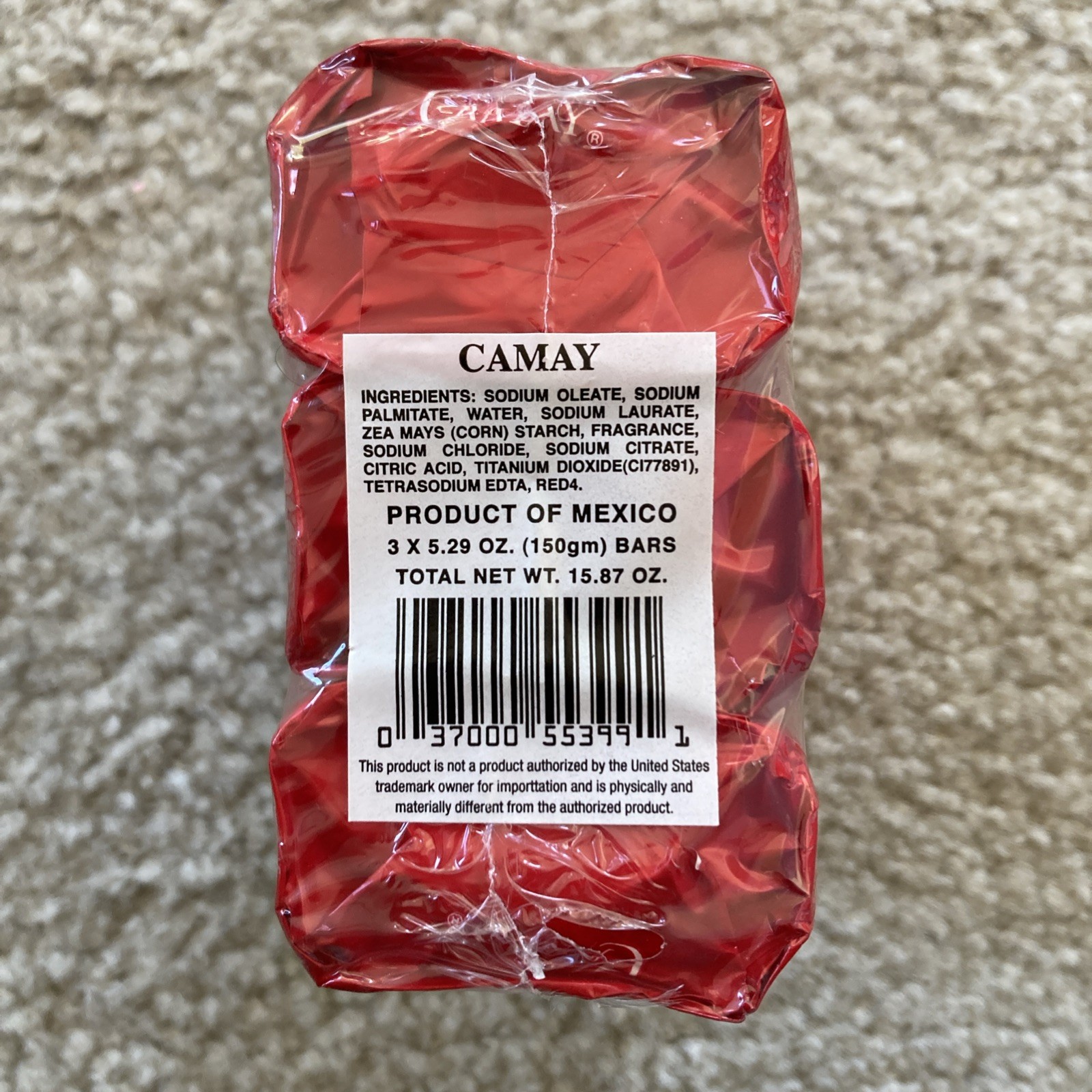 Camay Clásico Large Soap Bars 3 x 5.29 oz