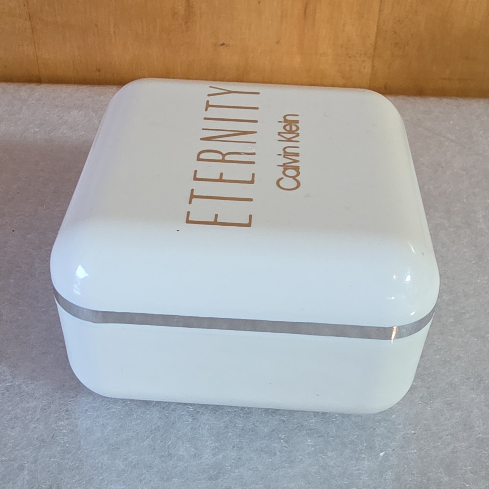 Calvin Klein Eternity Bath Soap Bar 3 oz, Rectangular in White Case