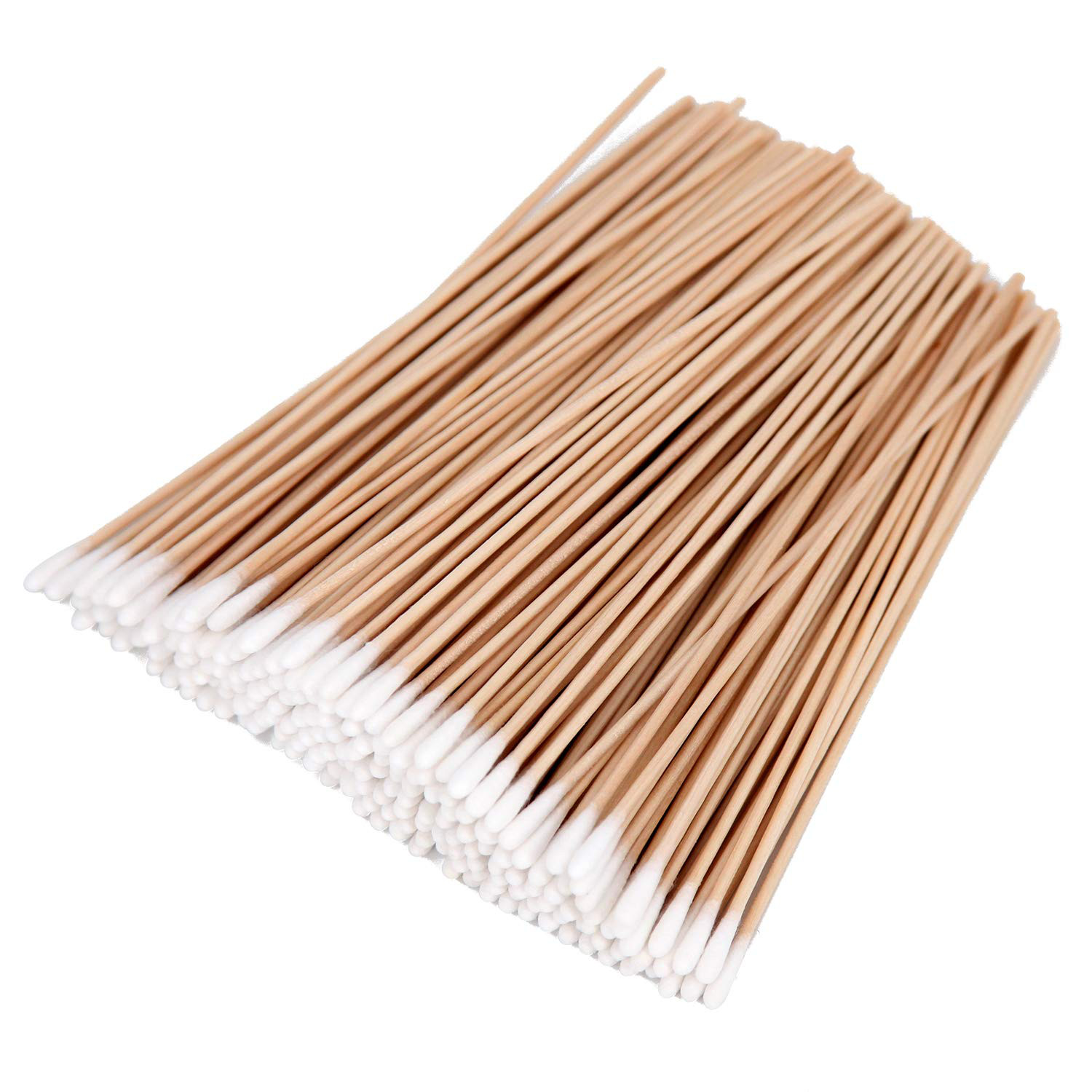 6 Inch Long Cotton Swabs of Medium and Large Pets Ears Cleaning or Makeup 200…
