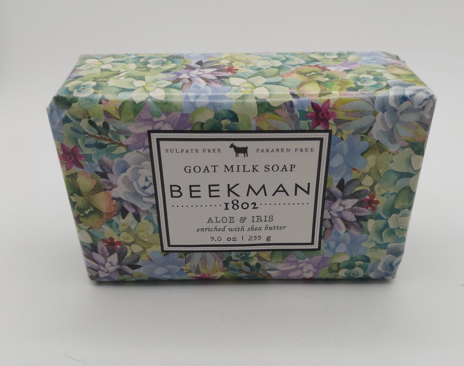 NEW Beekman 1802 Goat Milk Soap Bar “Aloe & Iris “9oz
