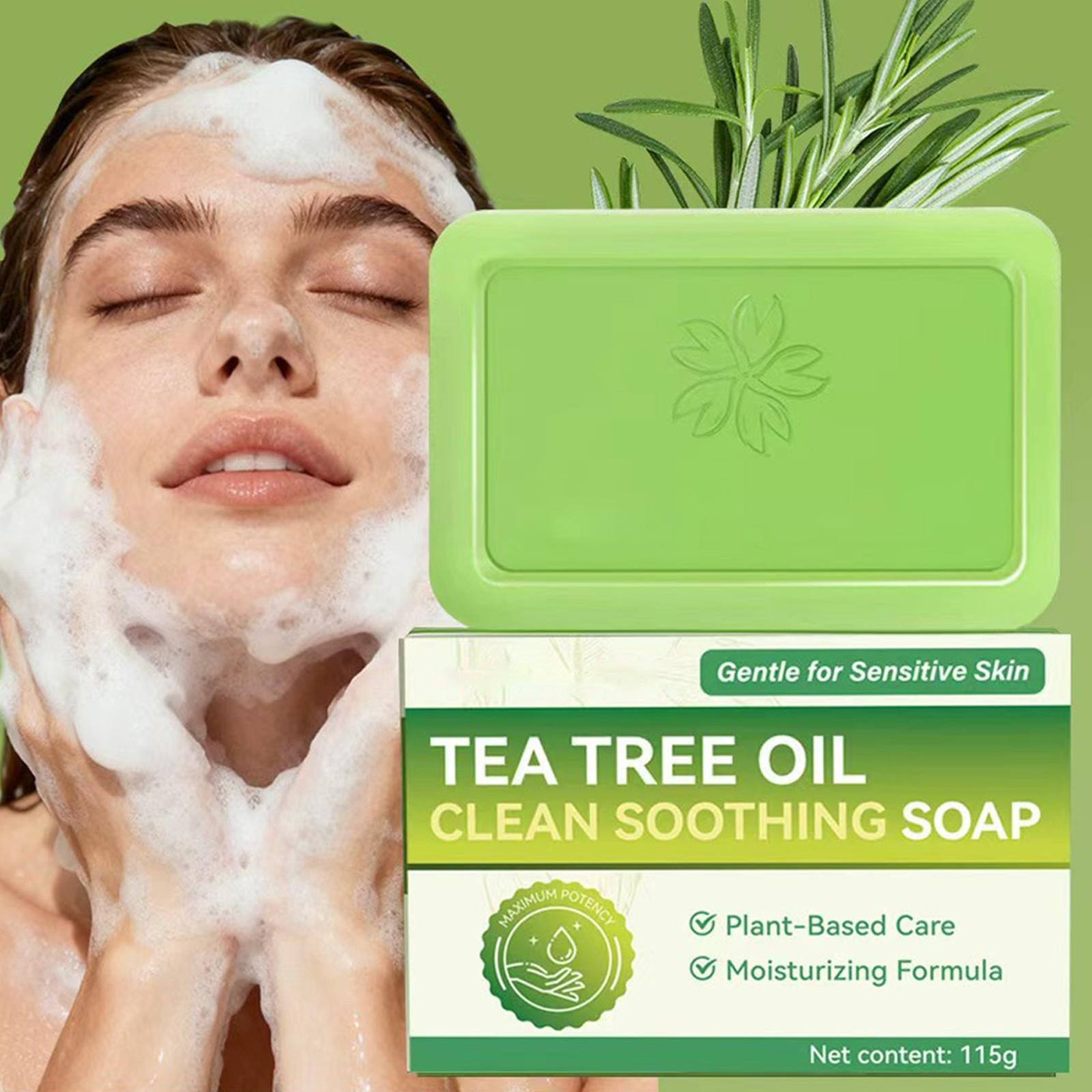 Veloma Soap Againstfungal Soap Relief Soap Bar –Body Wash Designed For Face Tea