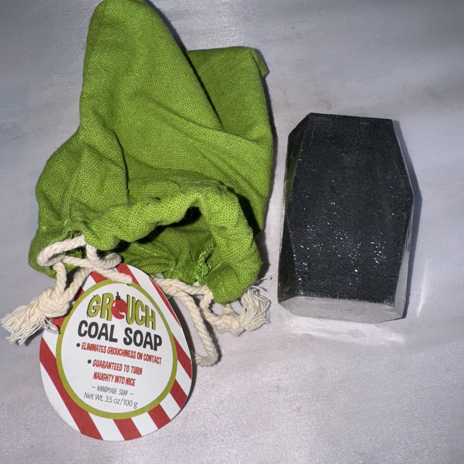 Set of 10 GiftCraft Grouch Coal Soap/ Gag / Holiday Gift NEW