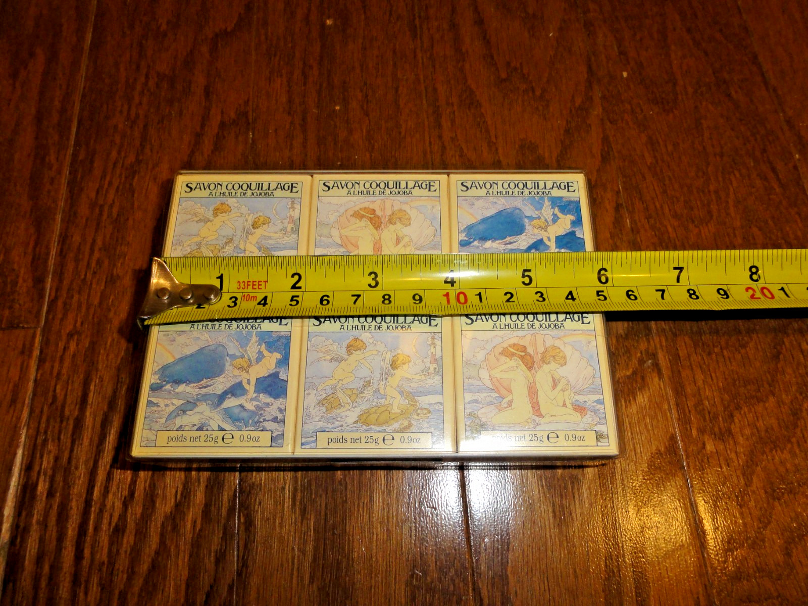 Vintage Crabtree & Evelyn London Sea Shell Soap Jojoba Oil Gift Set 6 Bars NOS