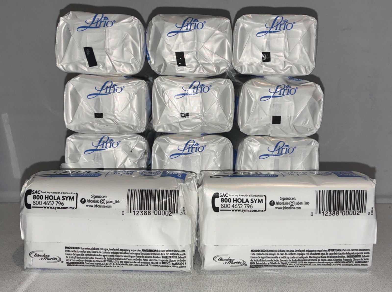 Lot Of 14-Lirio Neutro Neutral Bar Soap – 5.29 oz