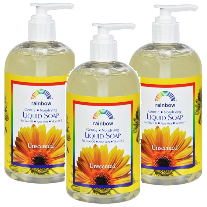 Rainbow Research Liquid Soap Unscented 16 oz Each (Pack of 3)