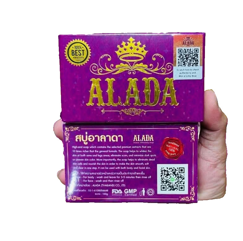 Alada Soap Natural Extract Face & Body Smooth & Moisture Skin 160g x 2