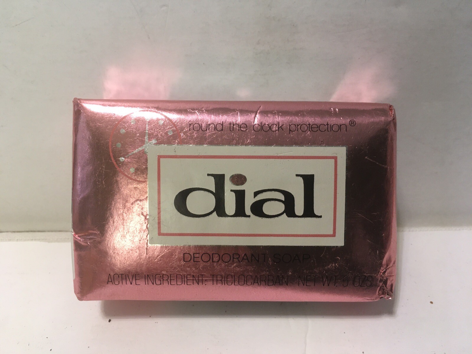 Dial Bath Size Deodorant Beauty Bar Soap 5 OZ Vtg NOS Pink Wrapper AT-7