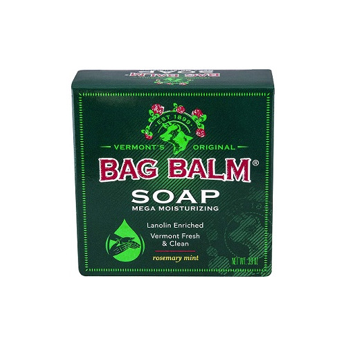 Bag Balm Mega Moisturizing Soap, Rosemary Mint scented, 3.9 oz Bar