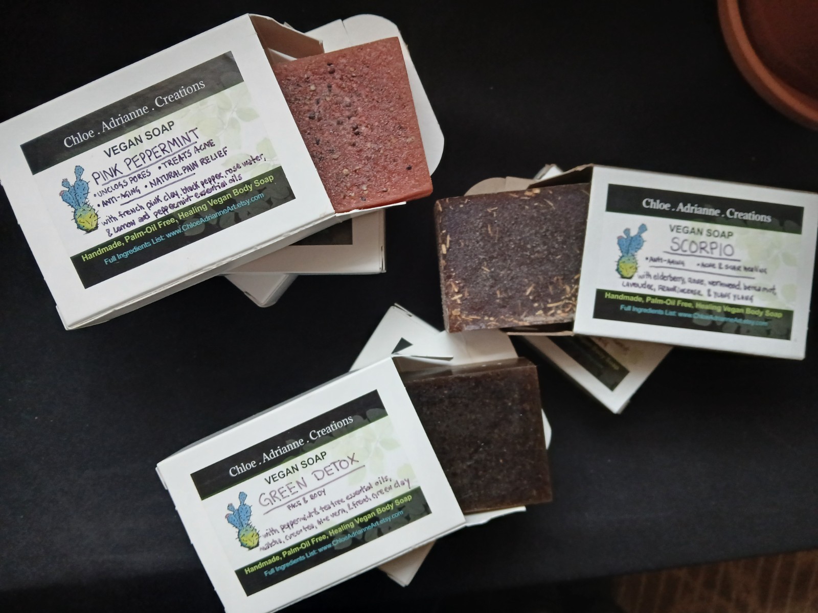 Handmade Artisan Soap Bundle – 7 Natural Bars (Herbs, Clay & Essential Oils)