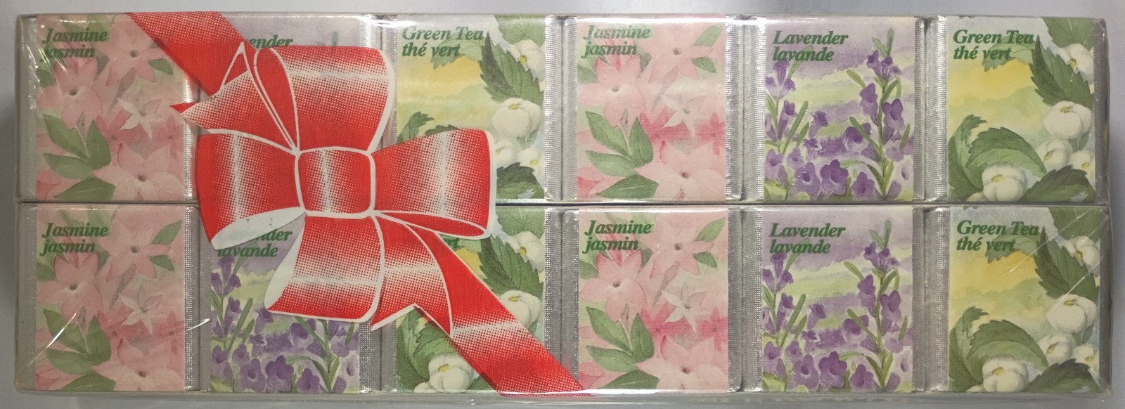 2 Sets Vtg Delgar Aromatherapy English Bath Cubes Jasmine Lavender Green Tea New