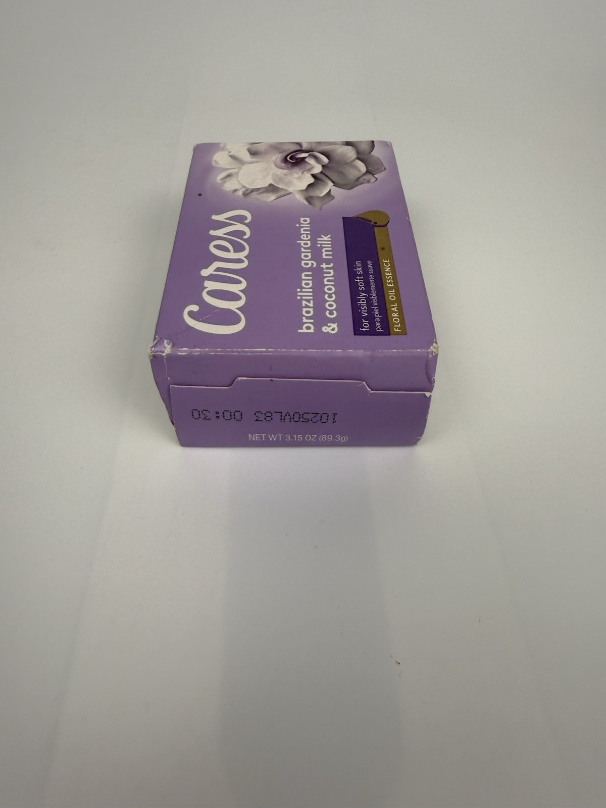 CARESS 3.15oz Brazilian Gardenia/Coconut Milk (1) BAR Soap NIB