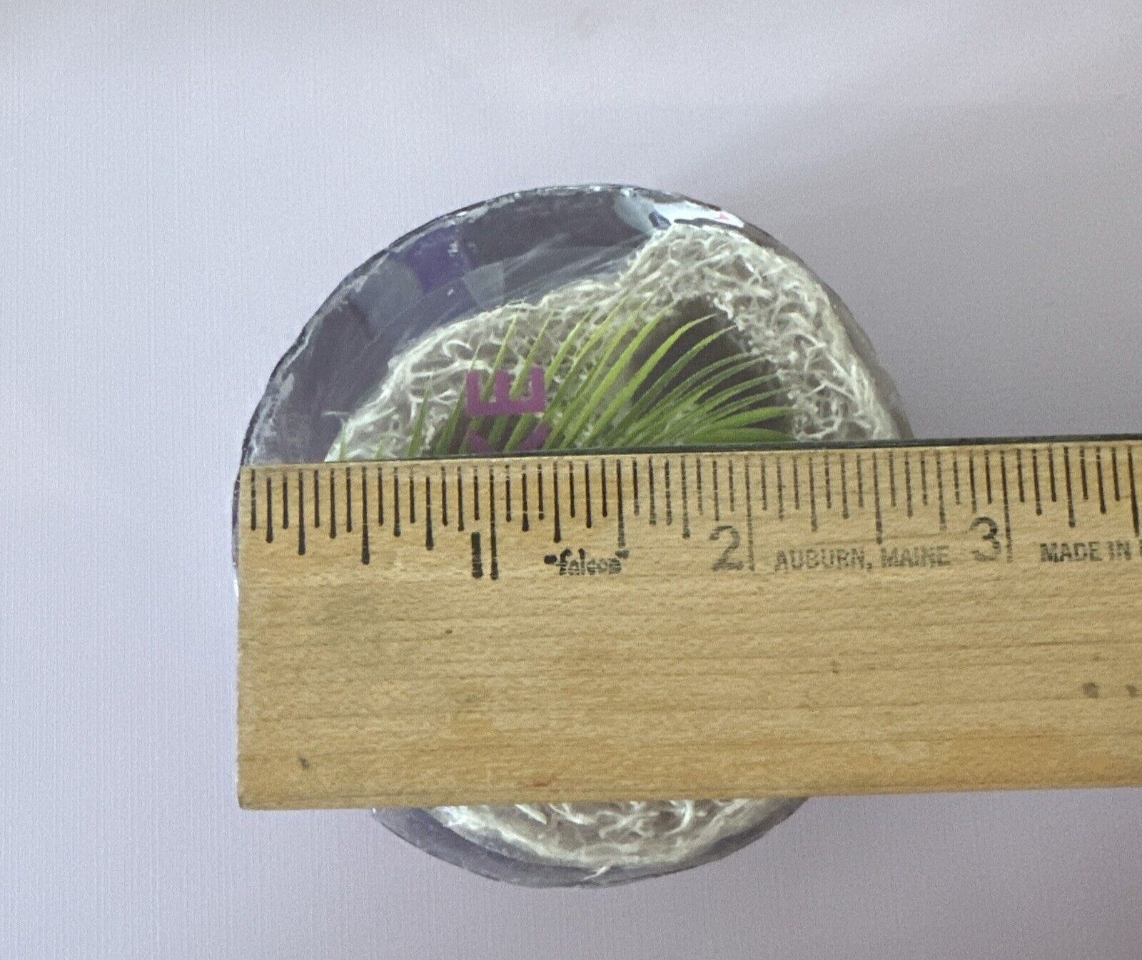 Maui Soap Co Loofah Soap – Pikake with Sea Salt & Kukui Oil
