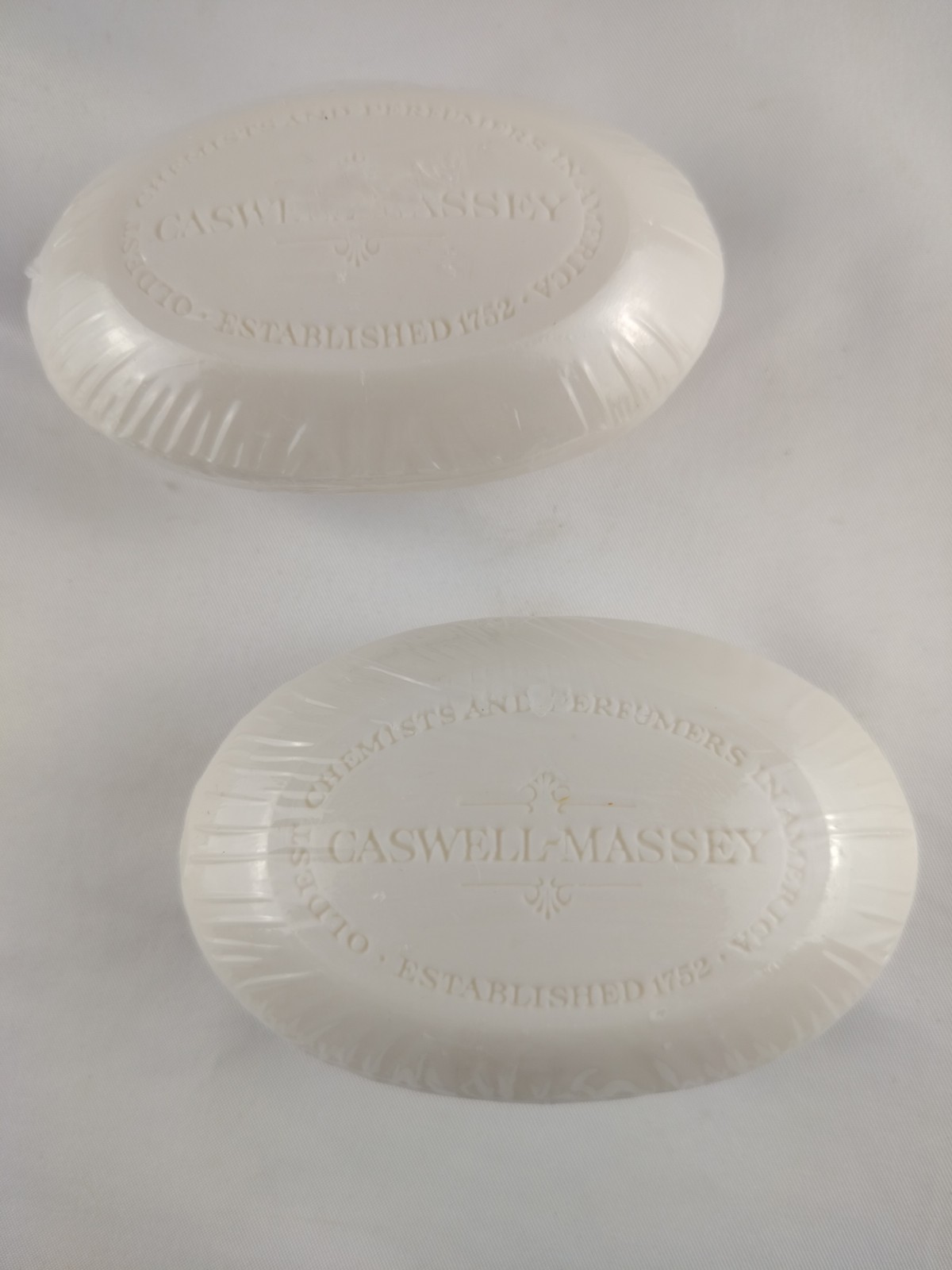 Lot of 2 Caswell Massey 5.5 Oz Bar Soap NEW Unknown Scent USA Sealed Stamped1763
