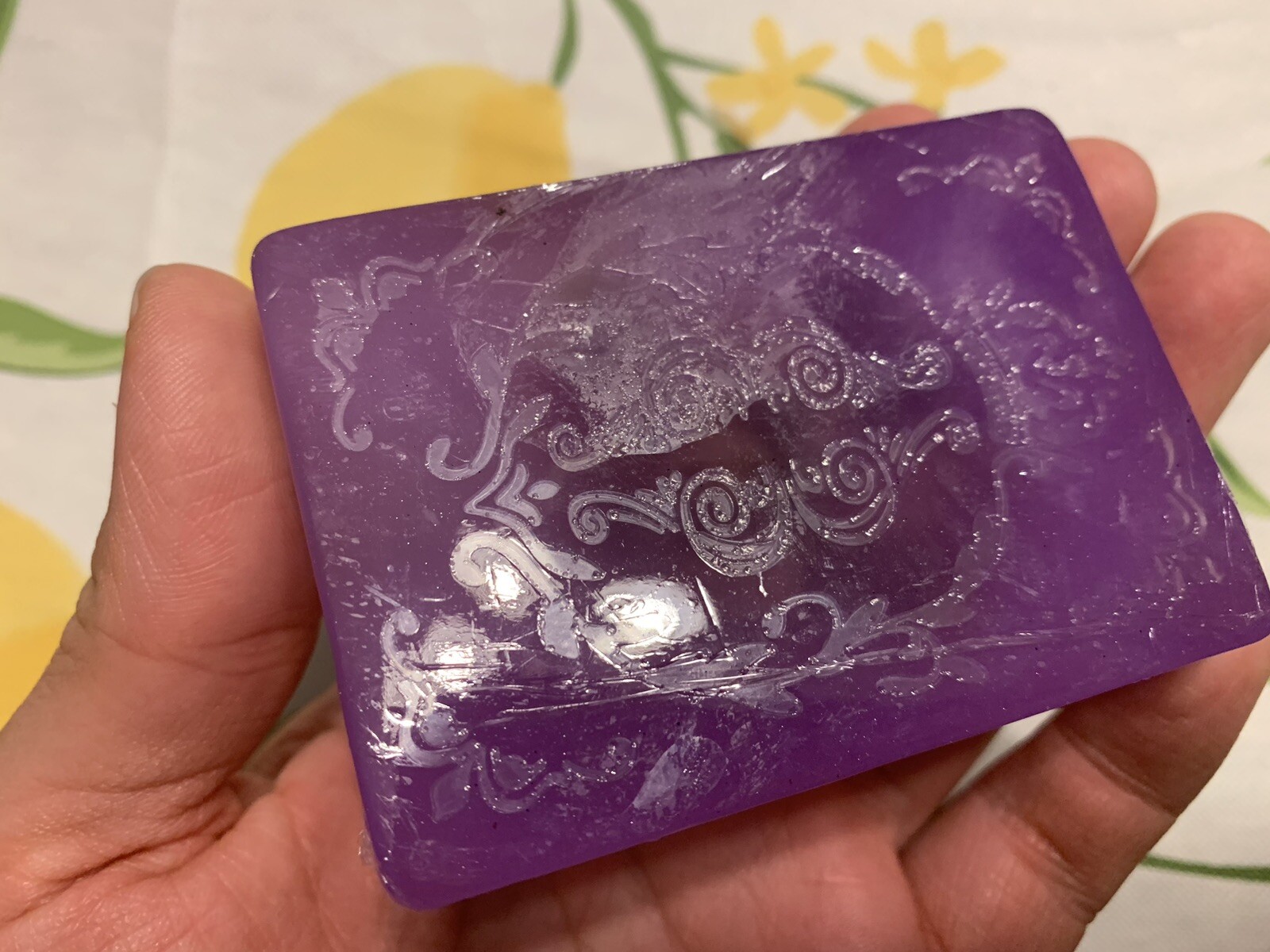 Lavender Handmade Organic Soap Bar Natural Oil Wonderful Scent Premium Body Spa