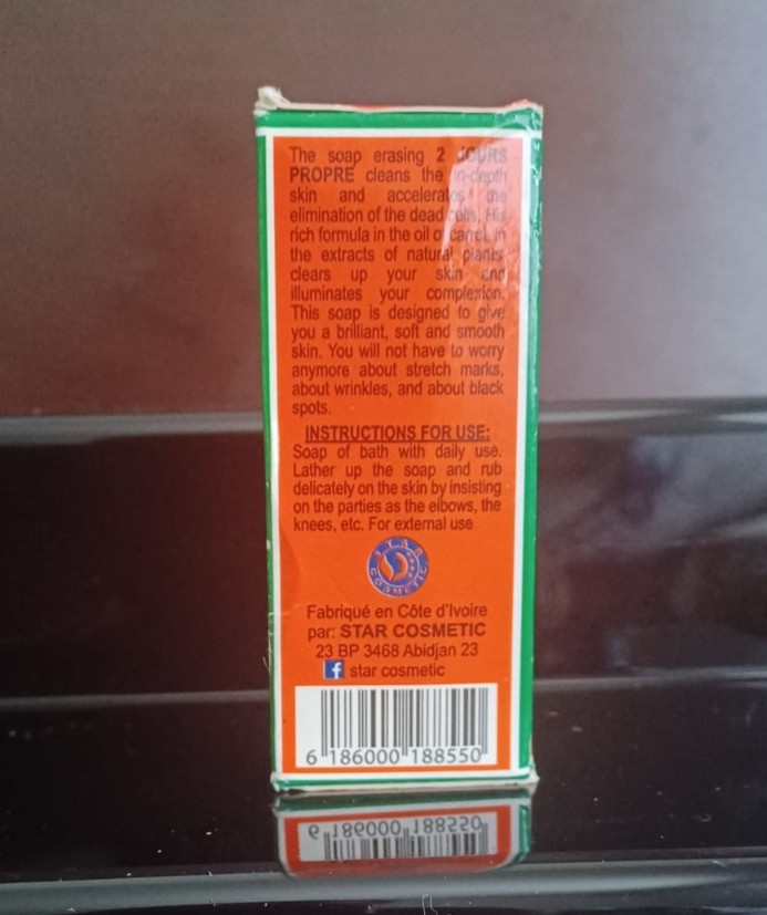 2 Jours Propre Brightening Soap Carrot Extract & Coconut Oil Deep Clean 200g