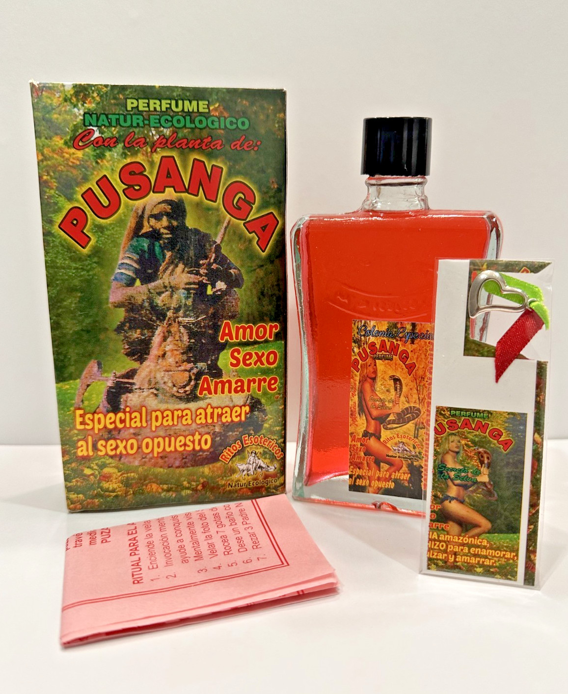 PUSANGA CON FEROMONAS ATRACCION Y SEDUCCION SELVA DEL PERU 100% ORIGINAL 1PC
