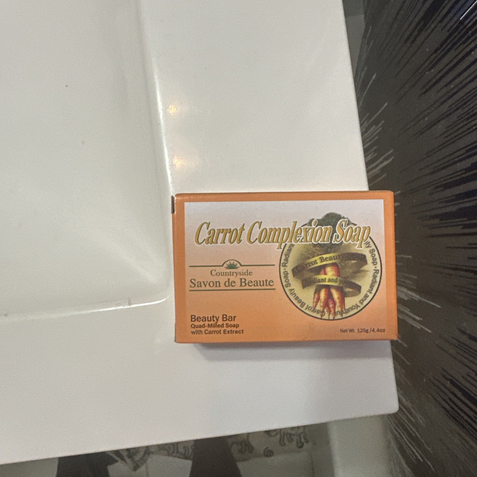 Carrot Complexion Soap Beauty Bar – 4.4 oz (Pack of 6)