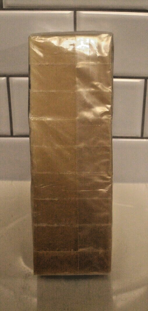 Chocolate Mint Cold Processed handmade soap loaf, 9 precut bars- FREE Shipping