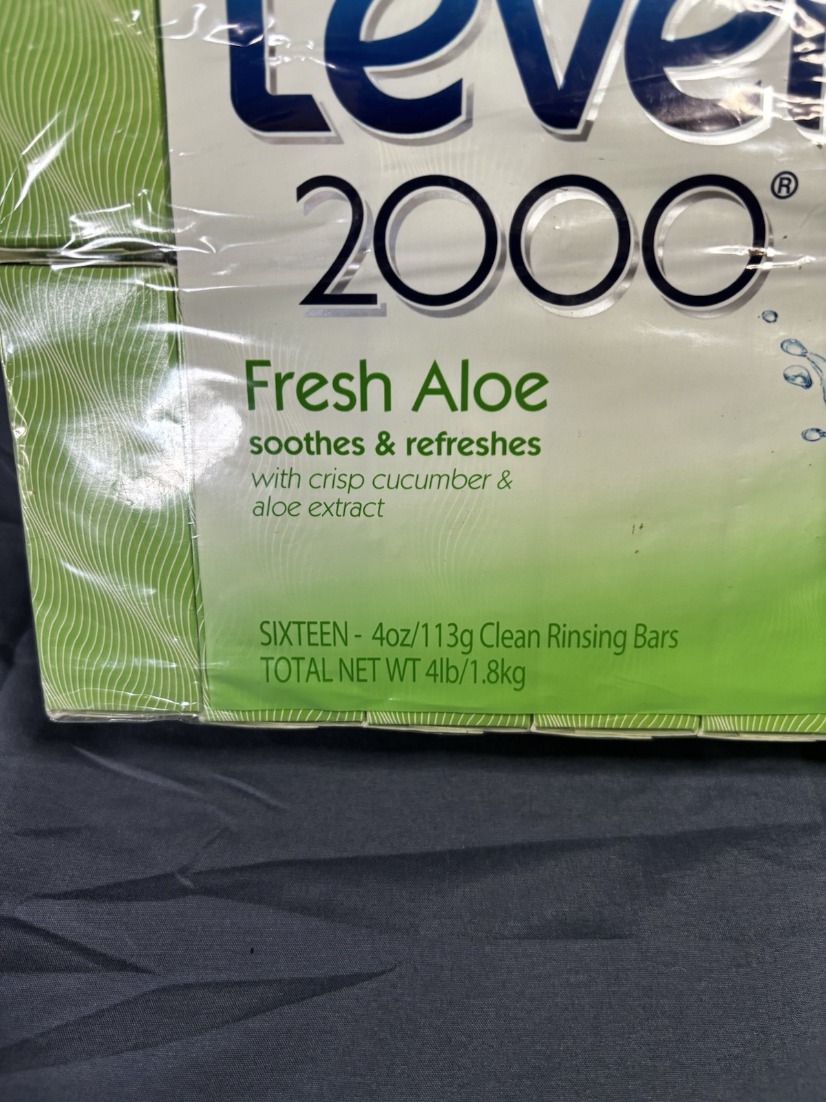 Lever 2000 Original Fresh Aloe Crisp Cucumber Aloe Glycerin Bar Soap 16 BARS USA