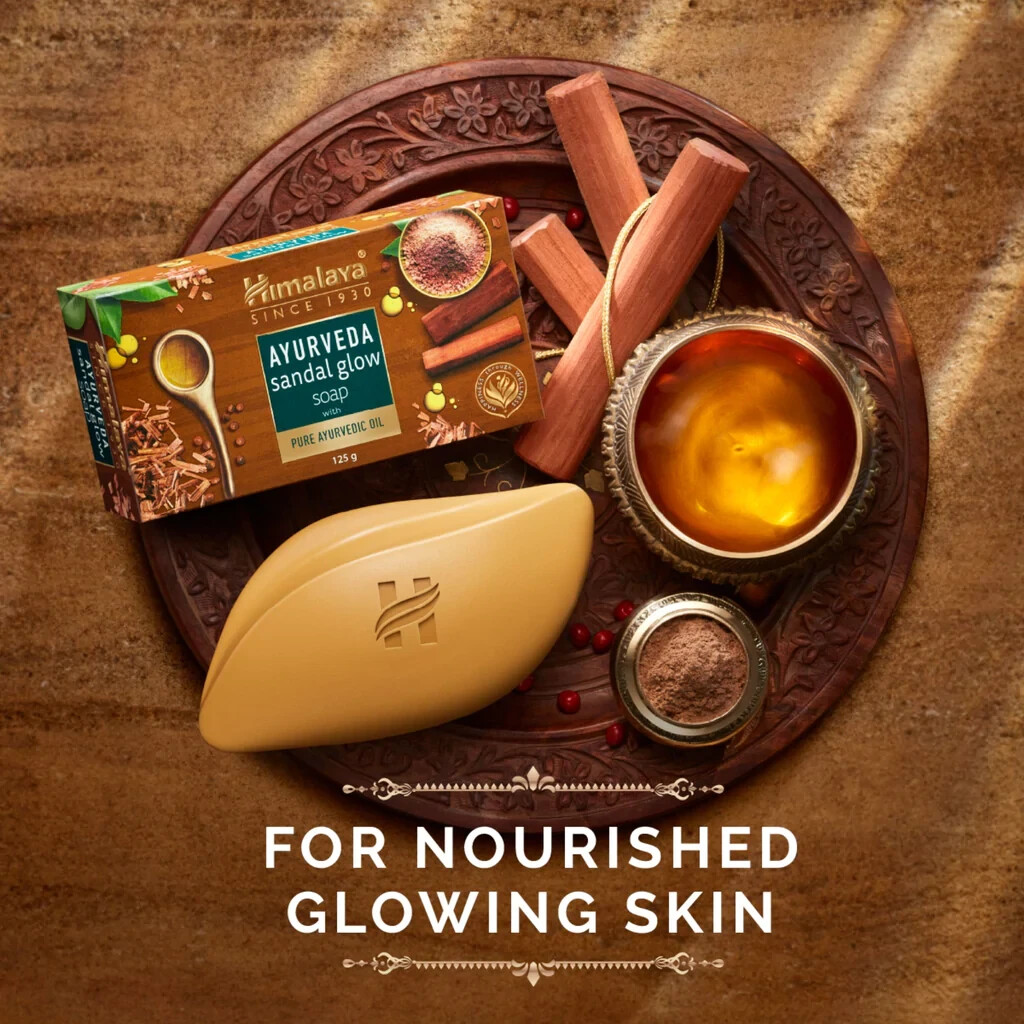 8 Pc Himalaya Ayurveda Sandal Glow Soap + Clear Skin Soap 75 gm each, Free Ship