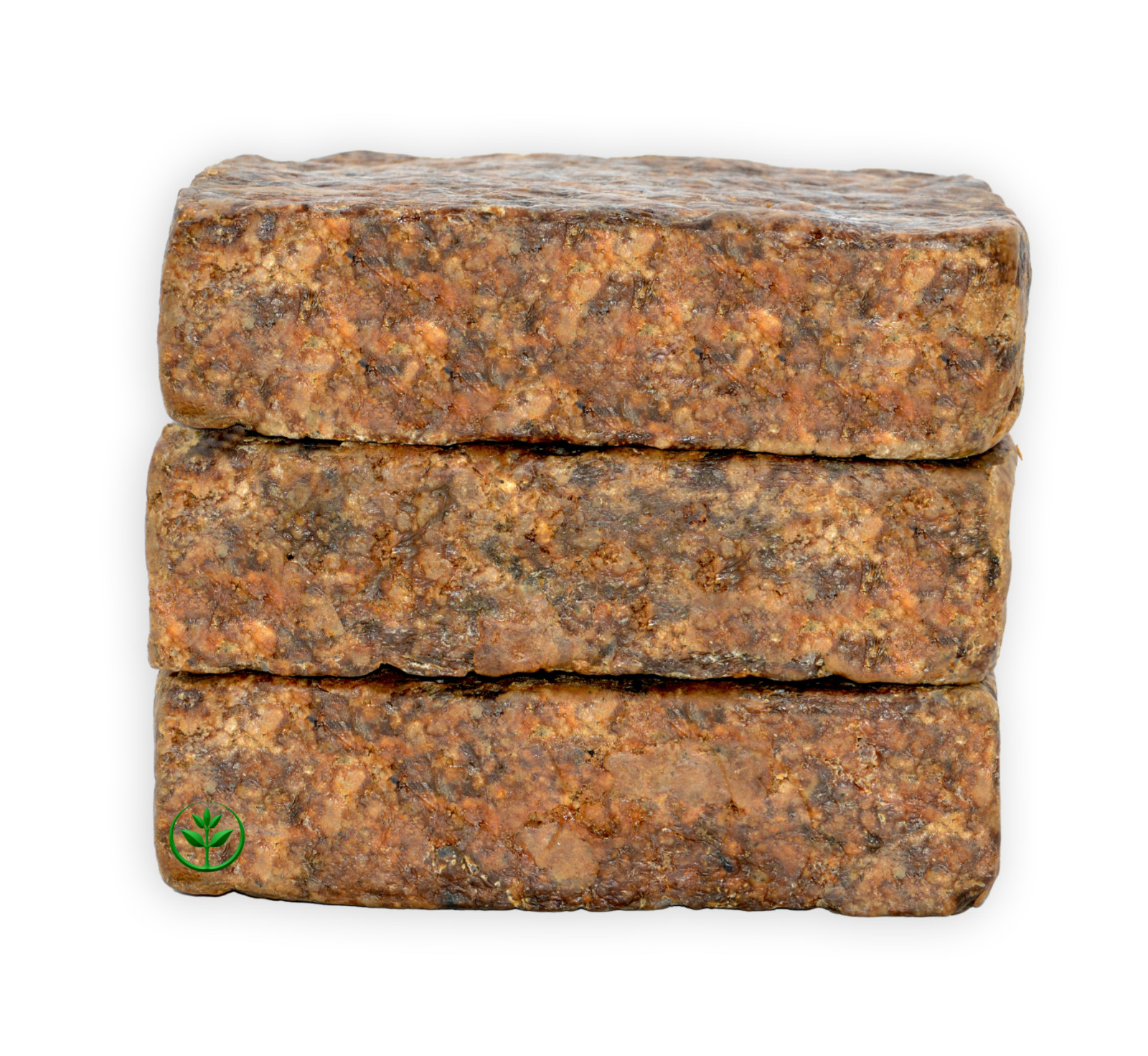 Raw African Black Soap 4 oz. Bar 100% Pure Natural Organic Ghana Body Face Wash