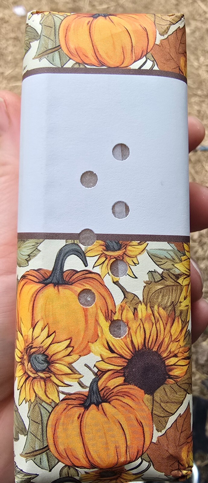 Aromas D’ouro Pumpkin Fragranced Soap 10.5oz Bar Made in Portugal New Sealed