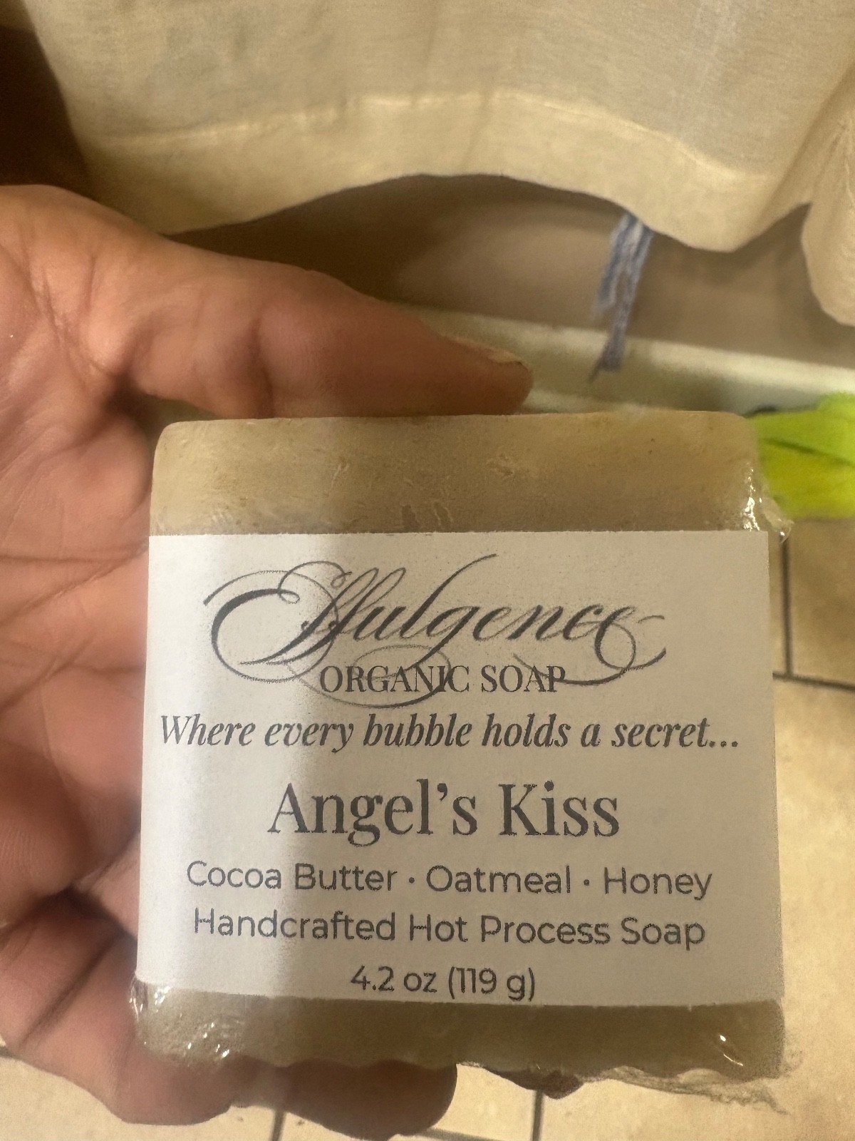 Natural organic soap bar 4.2 ounces