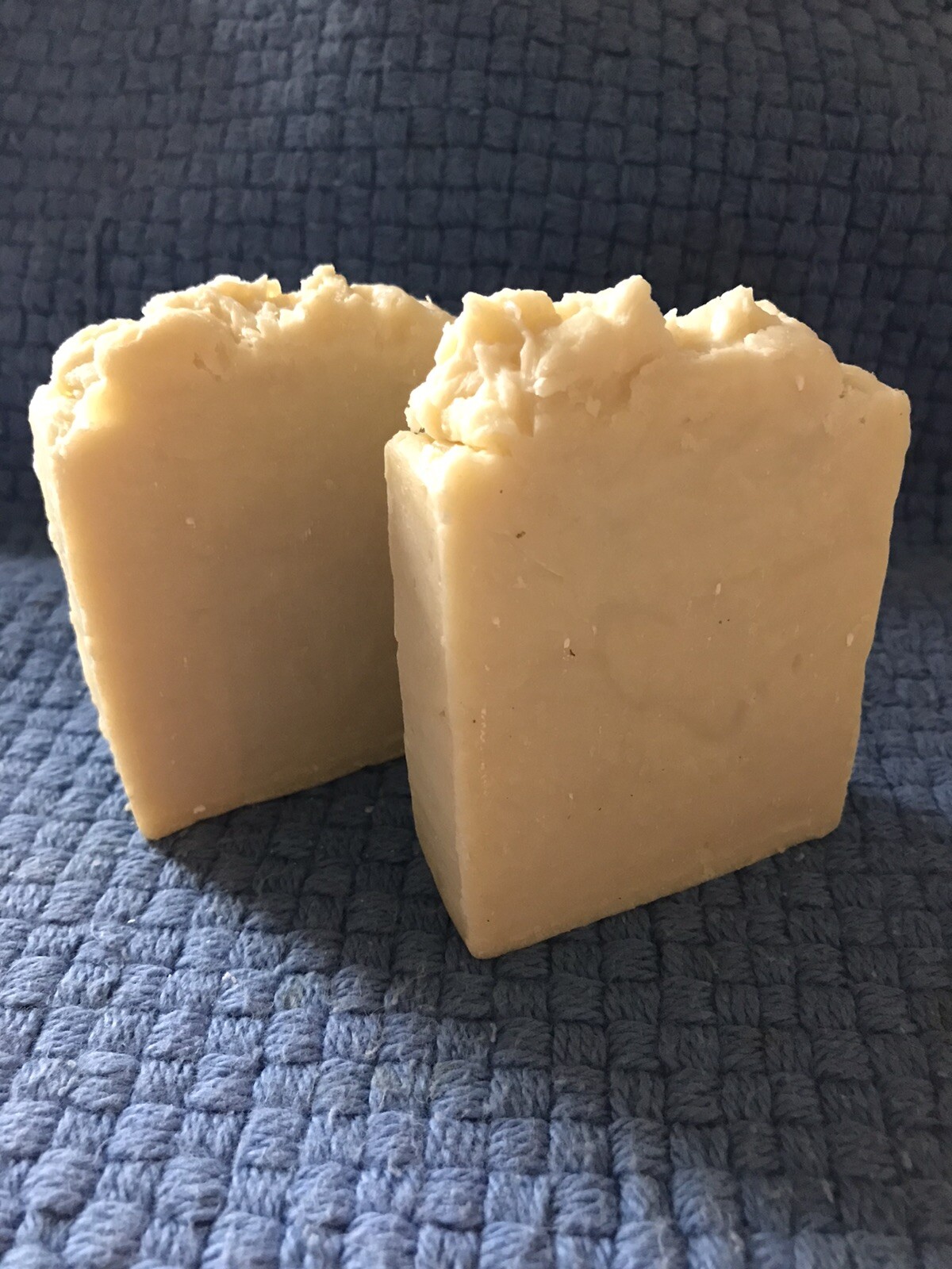 Creamy Moisturizing Handmade Bar Soap. Each Bar 4-5 Oz No Color Or Fragrance