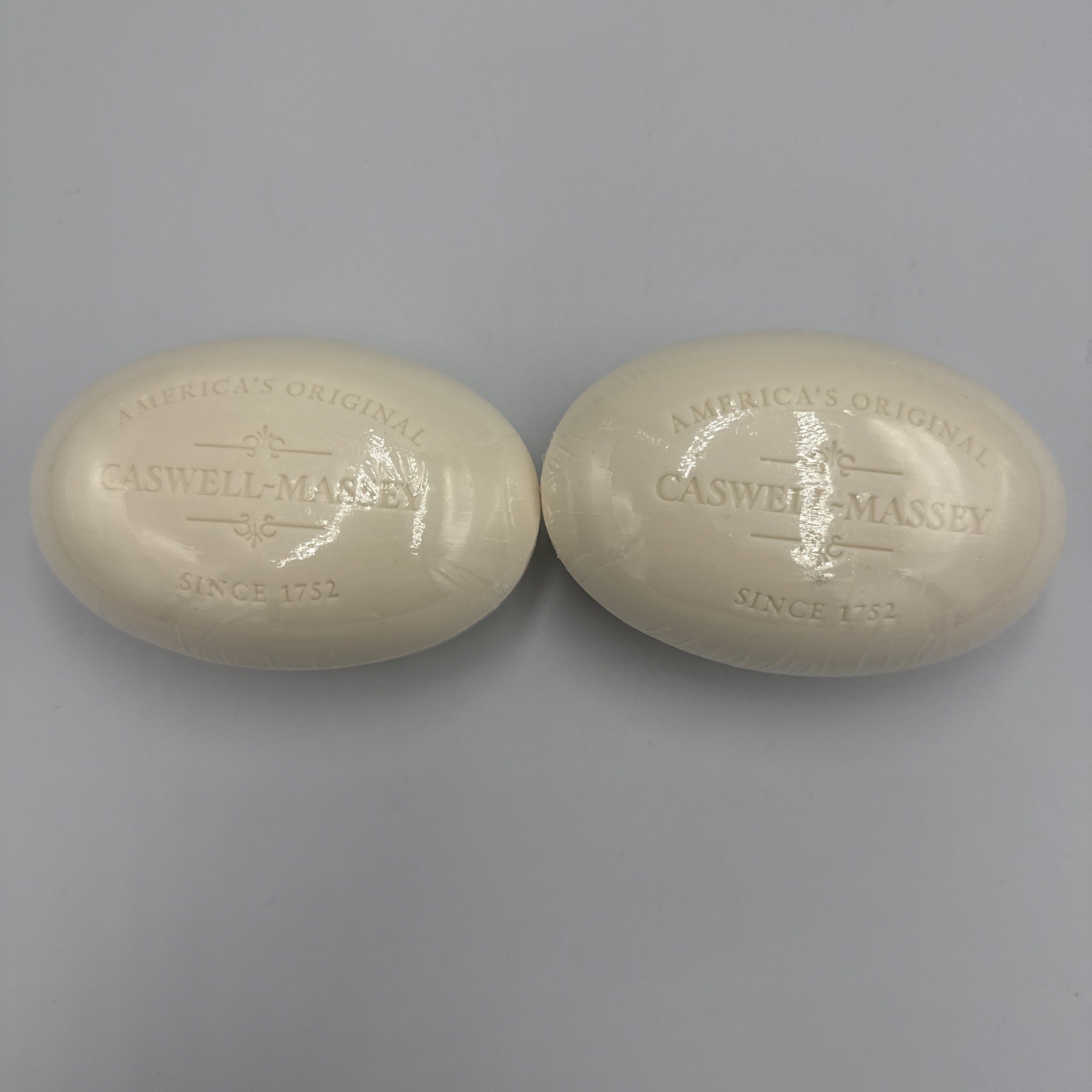 Lot of 2 Caswell Massey 5.5 Oz Bar Soap NEW Unknown Scent USA Sealed
