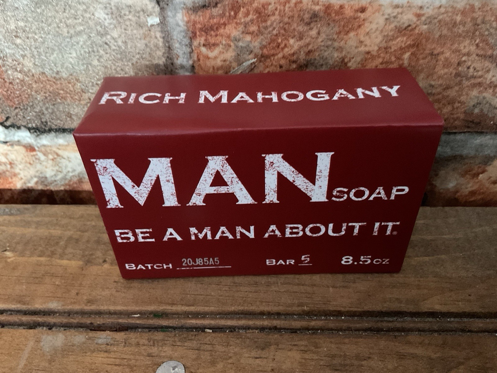Small Batch “Rich Mahogany” Handcrafted “Be a Man About it” Soap…Ships Free!