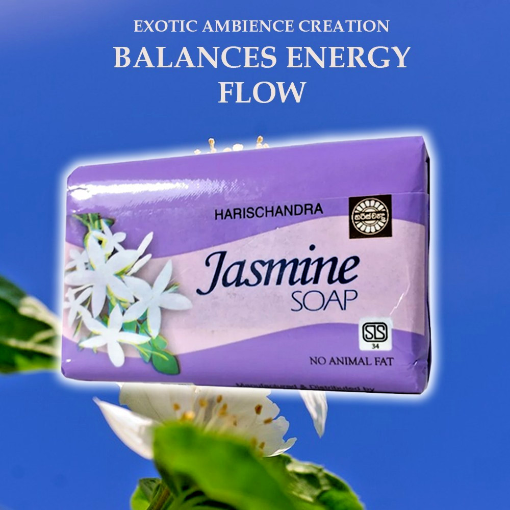 Ayuveda Jasmine Scent Perfumed Soap Floral Herbal Soap Smooth & Bright Skin 70g