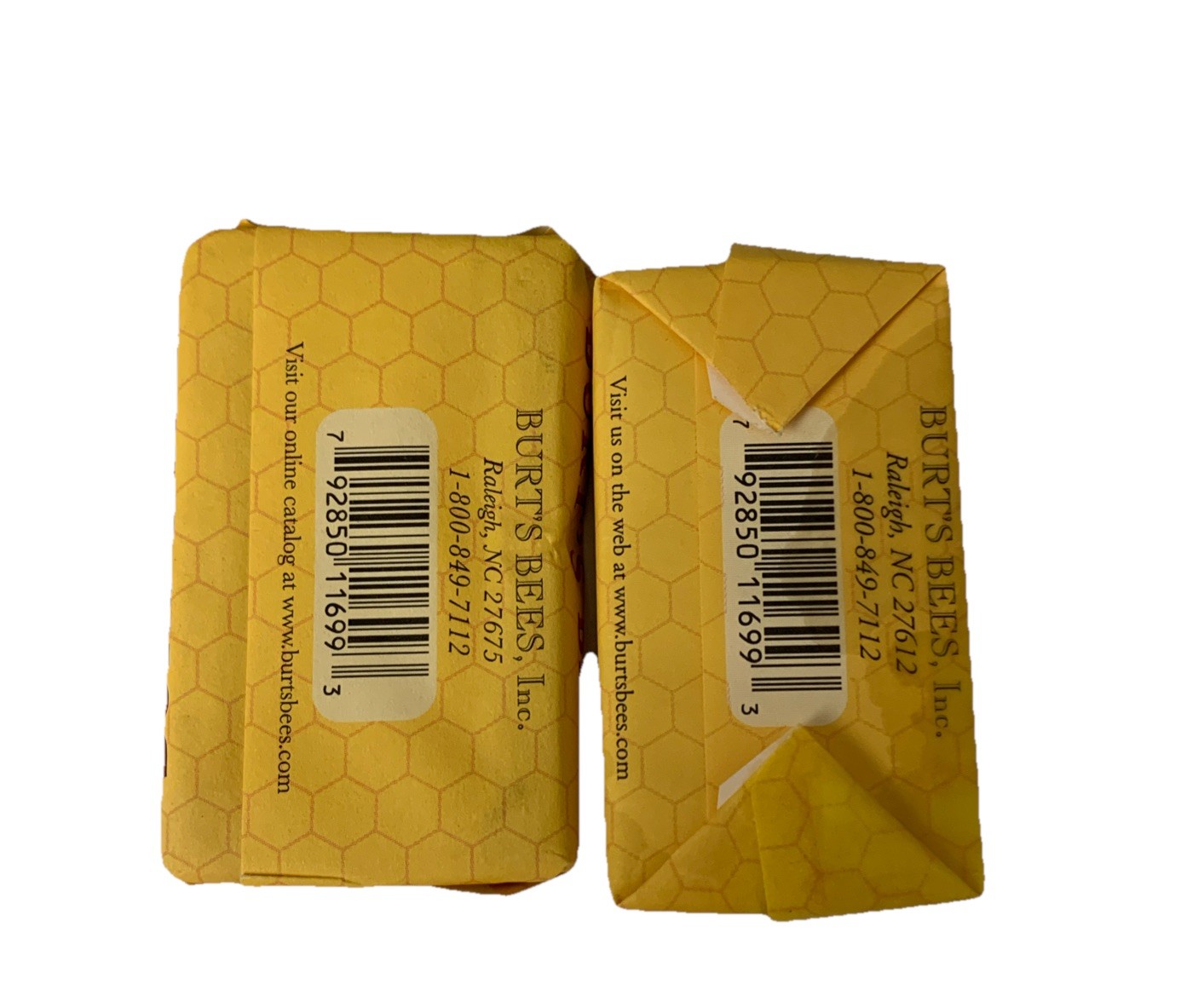 (2) Burt’s Bees Poison Ivy Soap Bar 1.0 Oz & 0.8oz Small Travel Size New View