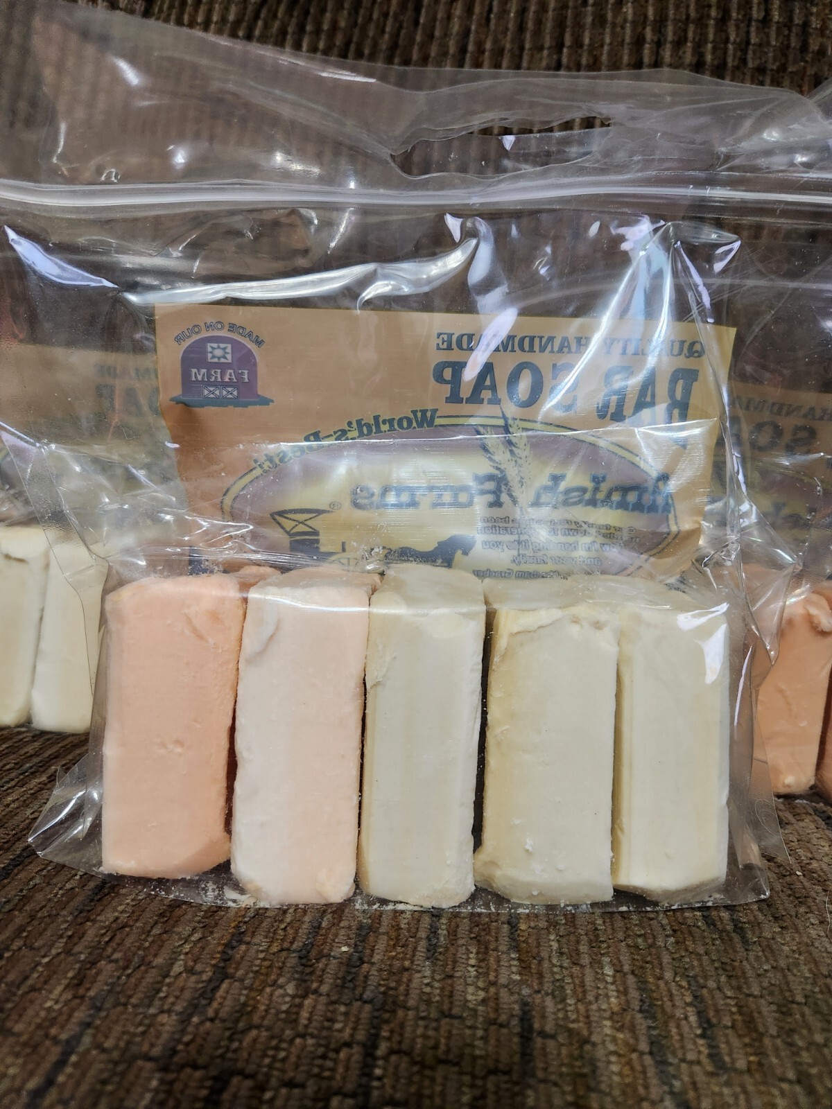 Amish Farms Bar Soap 15 Huge Bars 5oz Each Selling 3 Packs 5 Bars In Each Pack