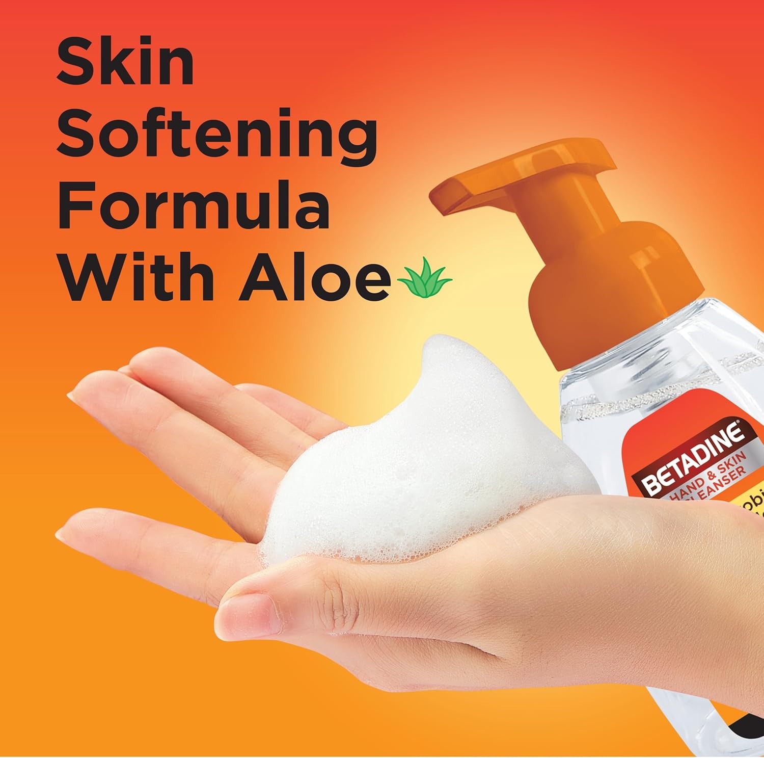 Antiseptic Cleansing Foam Pump, 8oz, Antibacterial Body Wash, Antimicrobial Hand