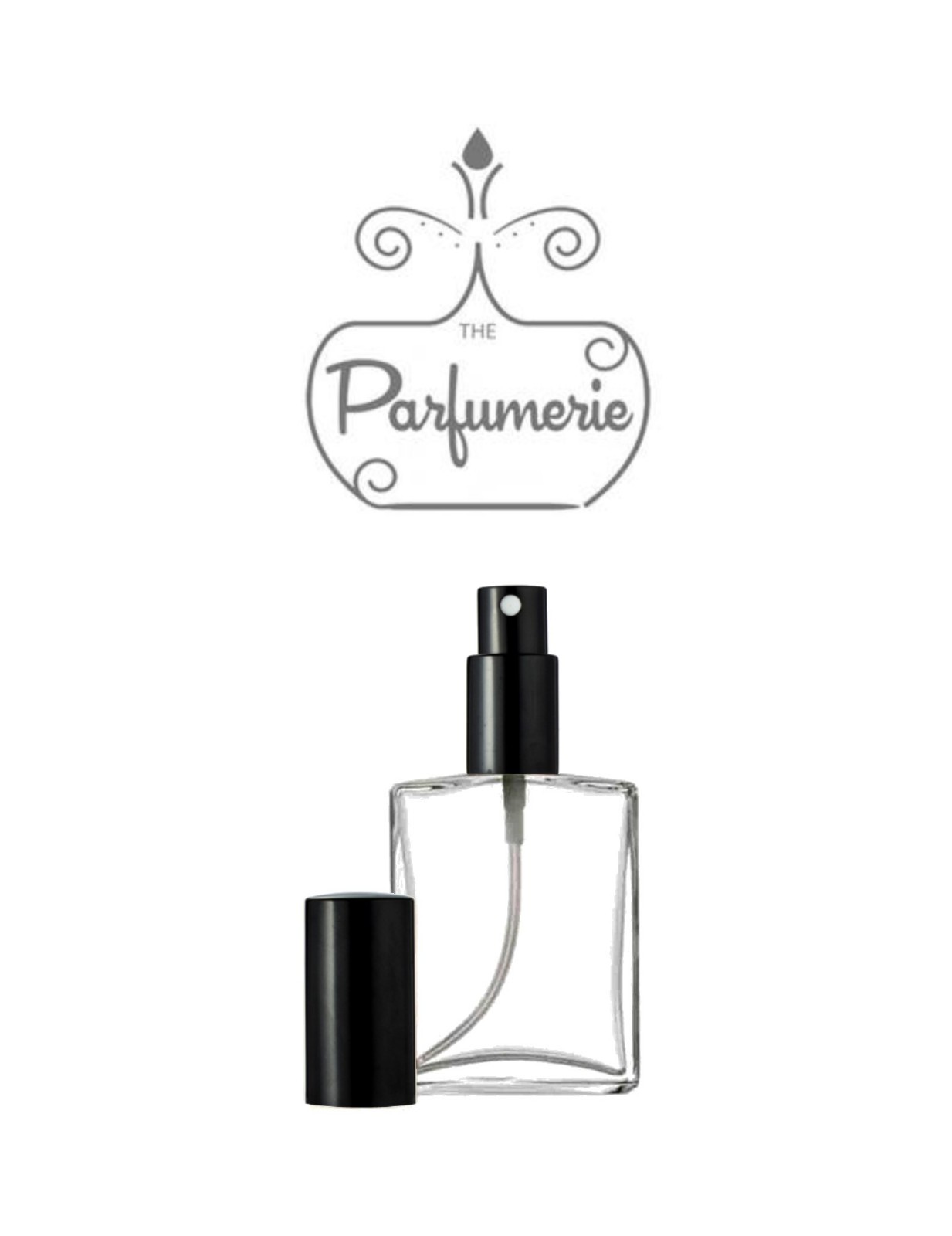 Perfume Spray Glass Atomizer 1 oz. (30 ml) 2 oz. (60 ml) Empty, Refillable, Flat
