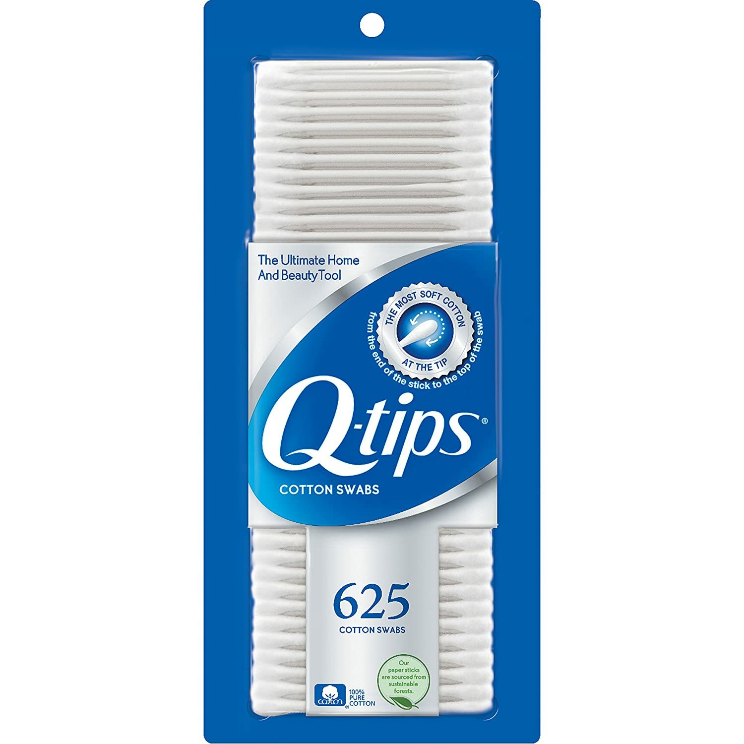 Q-tips 625 Count Cotton Swabs Brand New Sealed FEEE SHIPPING