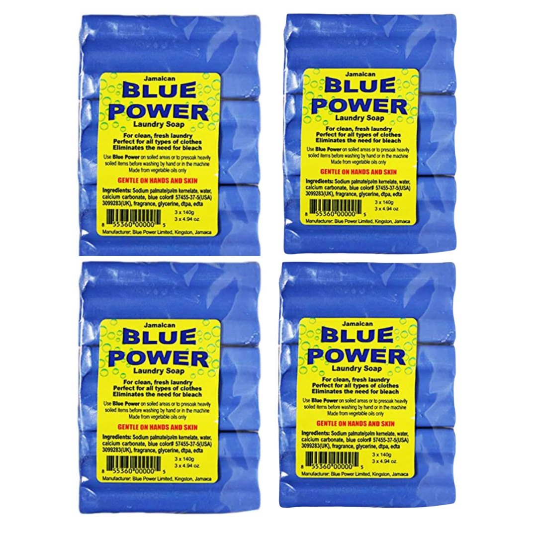Jamaican Blue Power Laundry Blue Cake Soap 4.23 Oz (12) – Tariffs are paid