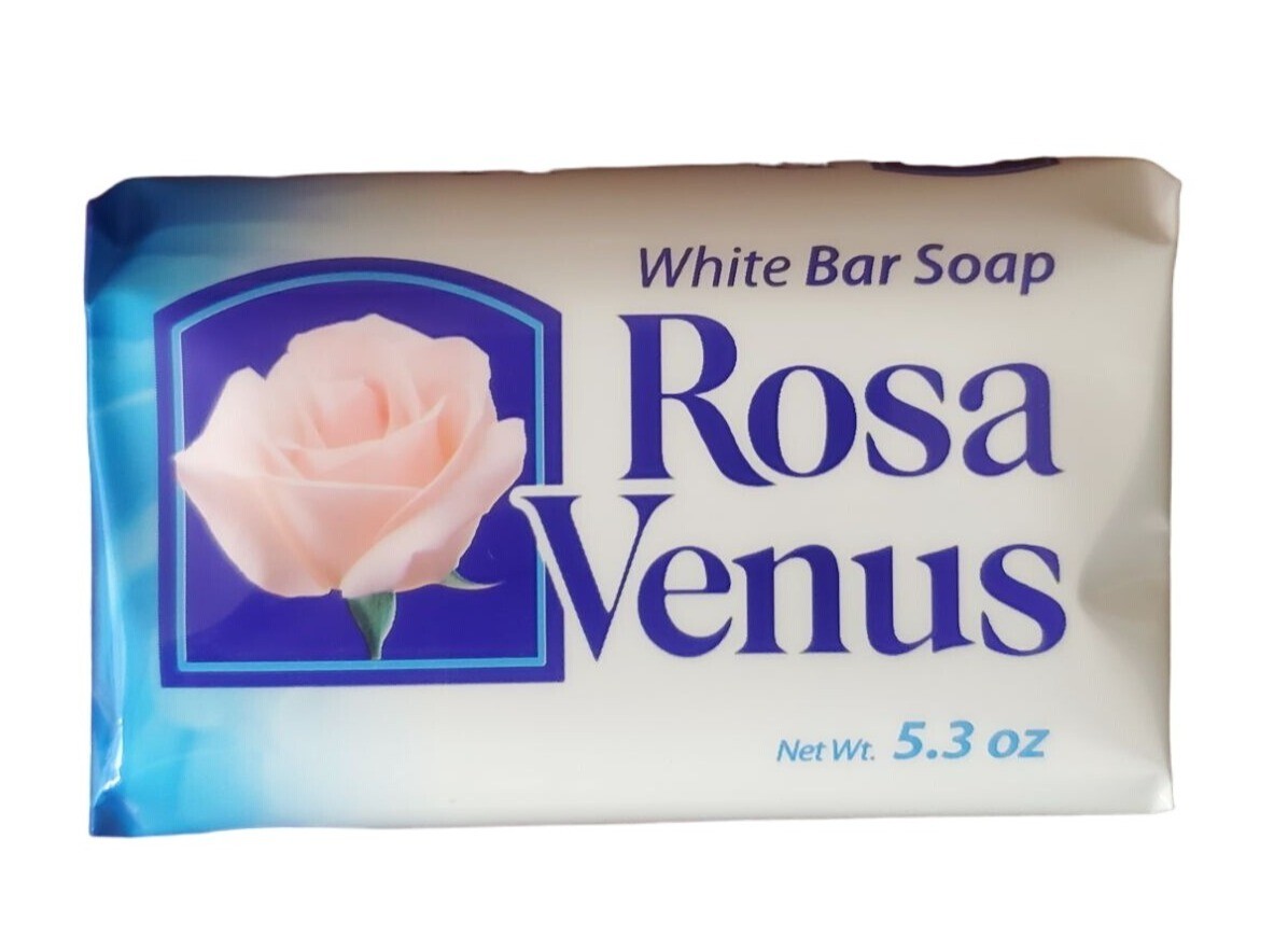 Jabon Rosa Venus Blanco(White) Classic 150 g / 5.29 oz Soap Bar