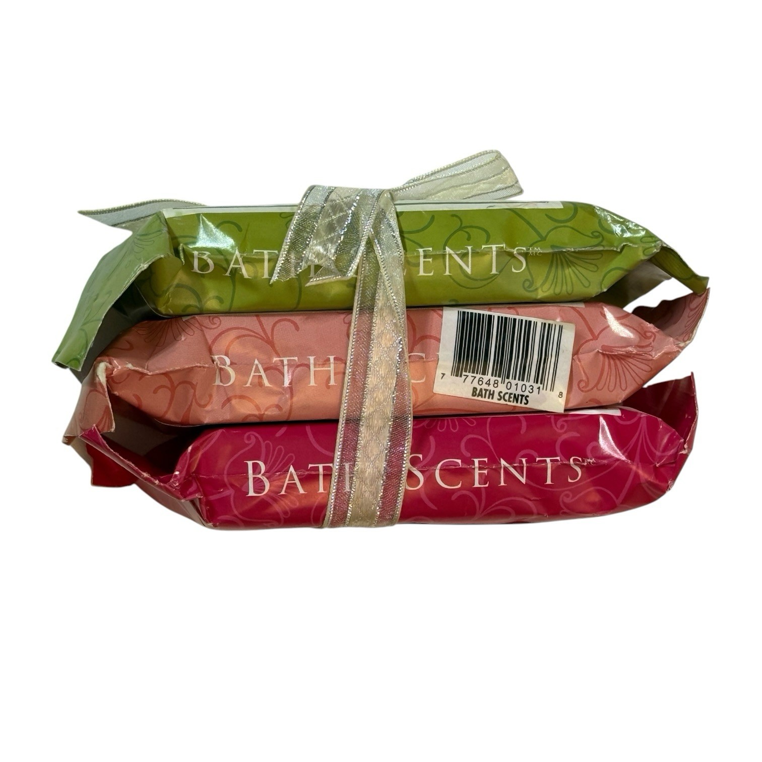 Bath Scents Olive, Fig, Pomegranate 3 Specialty Soaps 4.2 oz Each
