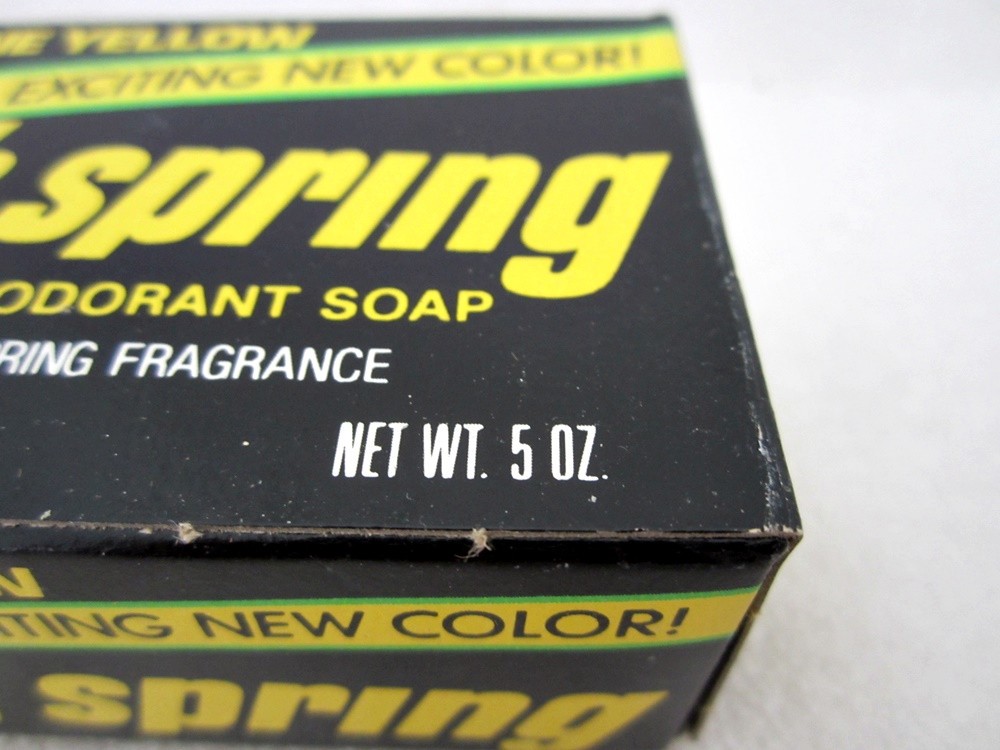 6x Vintage Irish Spring Original Bar Deodorant Soap 5oz Sunshine Yellow USA