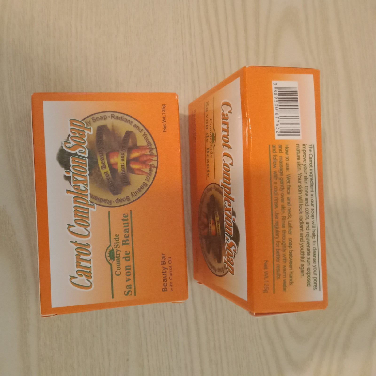 Carrot Complexion Soap Bar 125g Pack of 2