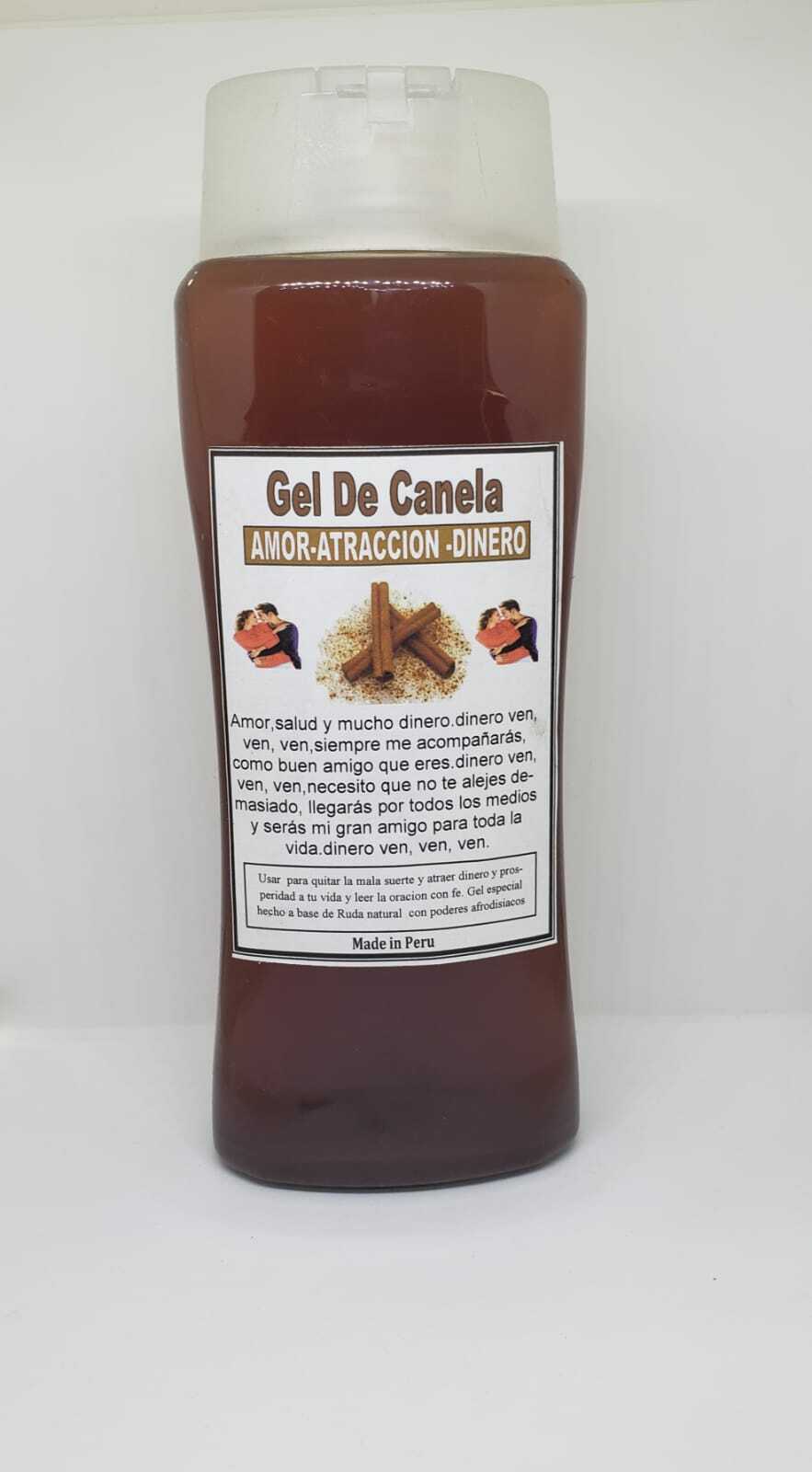BAÑO DE CANELA GEL16oz 100% PURO DINERO-SUERTE Y AMOR ORACION Y AMULETO GRATIIS