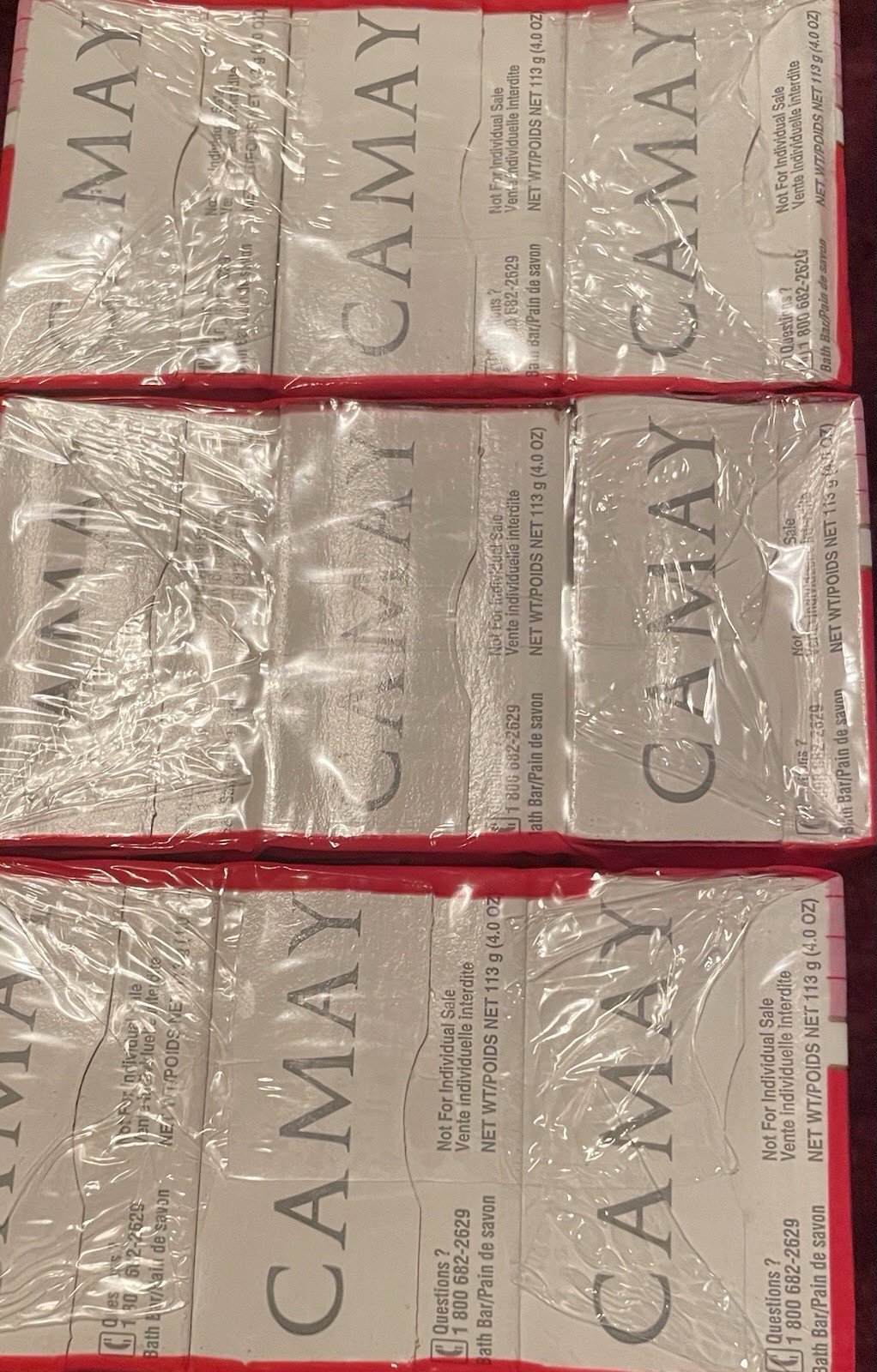 Camay Soap Pink Classic Softly Scented Beauty Bar 3 Packs of (3) bars NEW