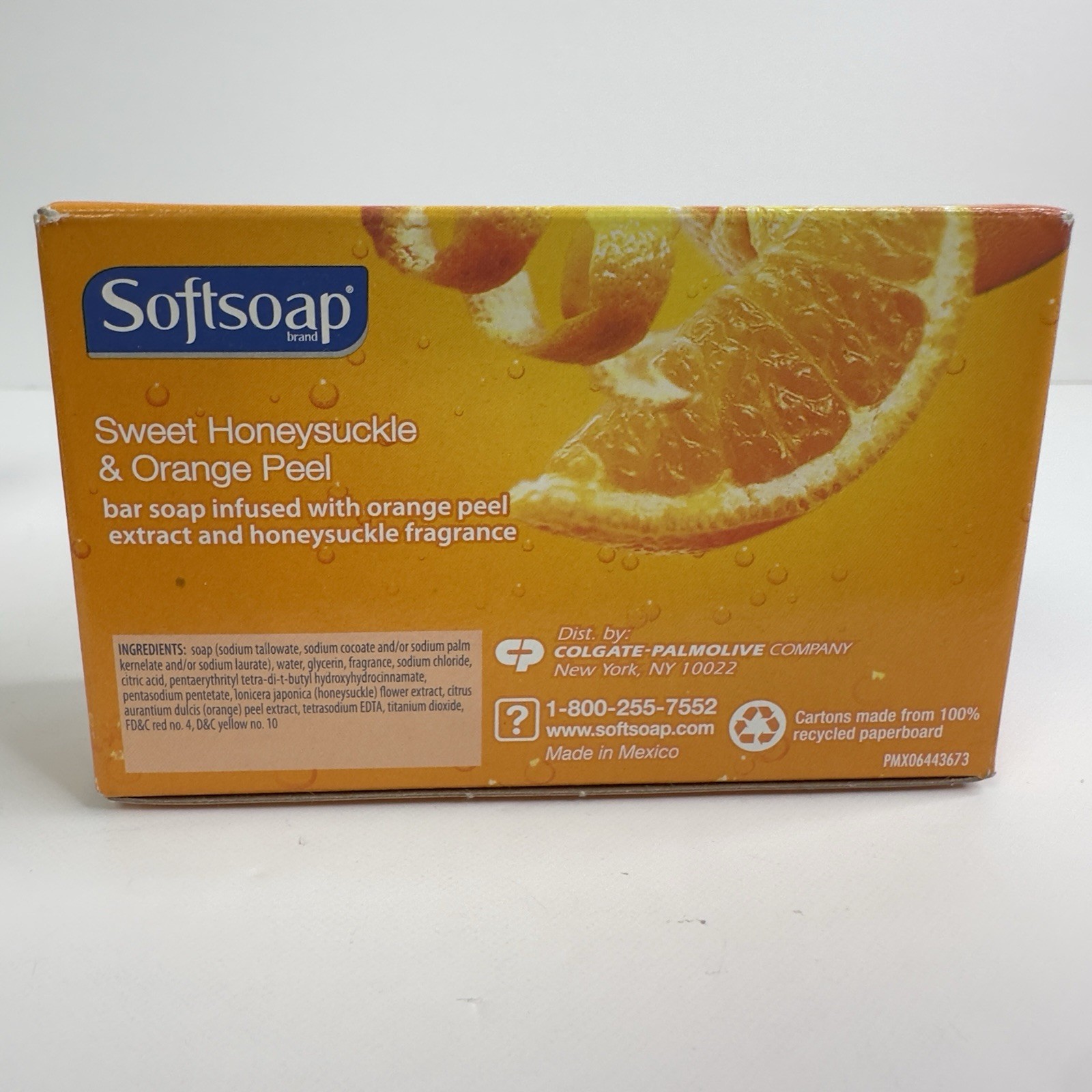 SOFTSOAP Bar Soap Sweet Honeysuckle Orange Peel DISCONTINUED 3.9 oz. New Sealed